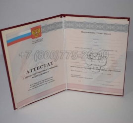 Аттестат За 11 Класс 2011г Серебро в Смоленске